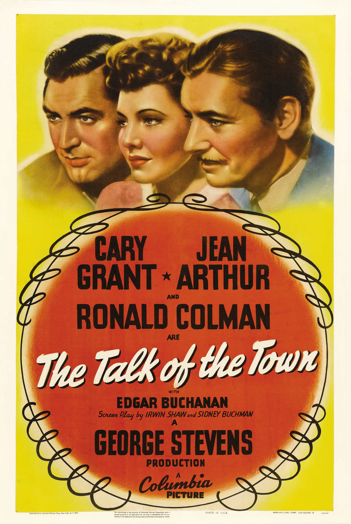 The Talk Of The Town (1942) - Cary Grant Colorized Version DVD