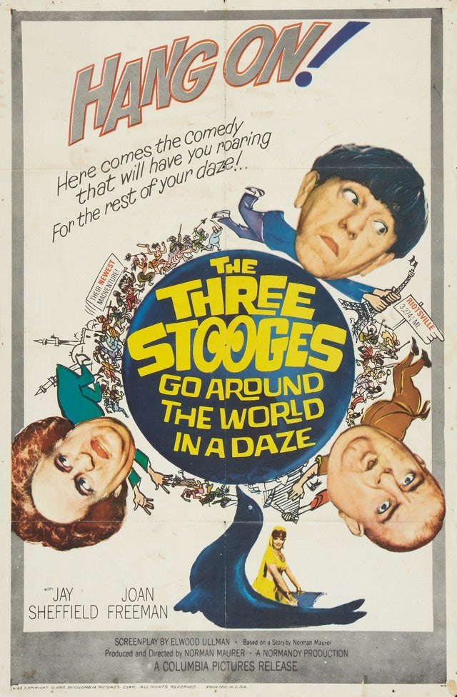 The Three Stooges Go Around The World In A Daze (1963) Colorized Version