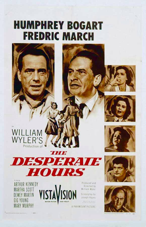The Desperate Hours (1955) - Humphrey Bogart Colorized Version