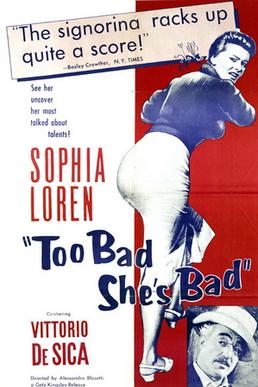 Too Bad She's Bad (1954) - Sophia Loren Colorized Version DVD