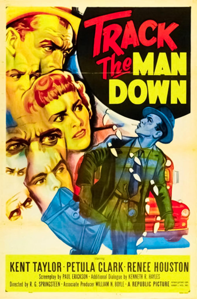 Track The Man Down (1955) - Kent Taylor Colorized Version DVD