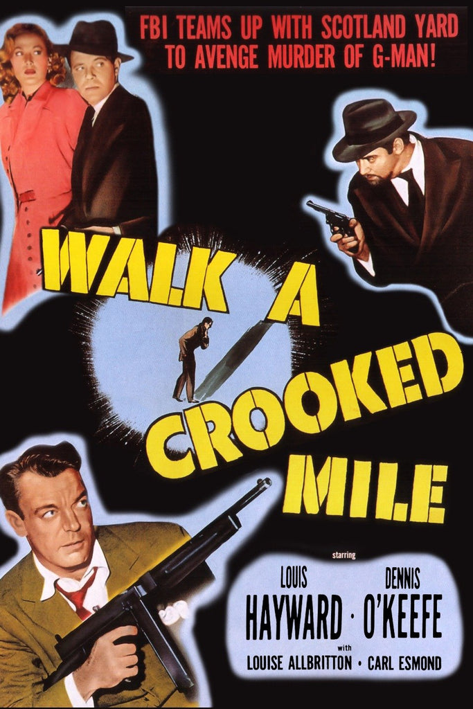 Walk A Crooked Mile (1948) - Louis Hayward Colorized Version DVD