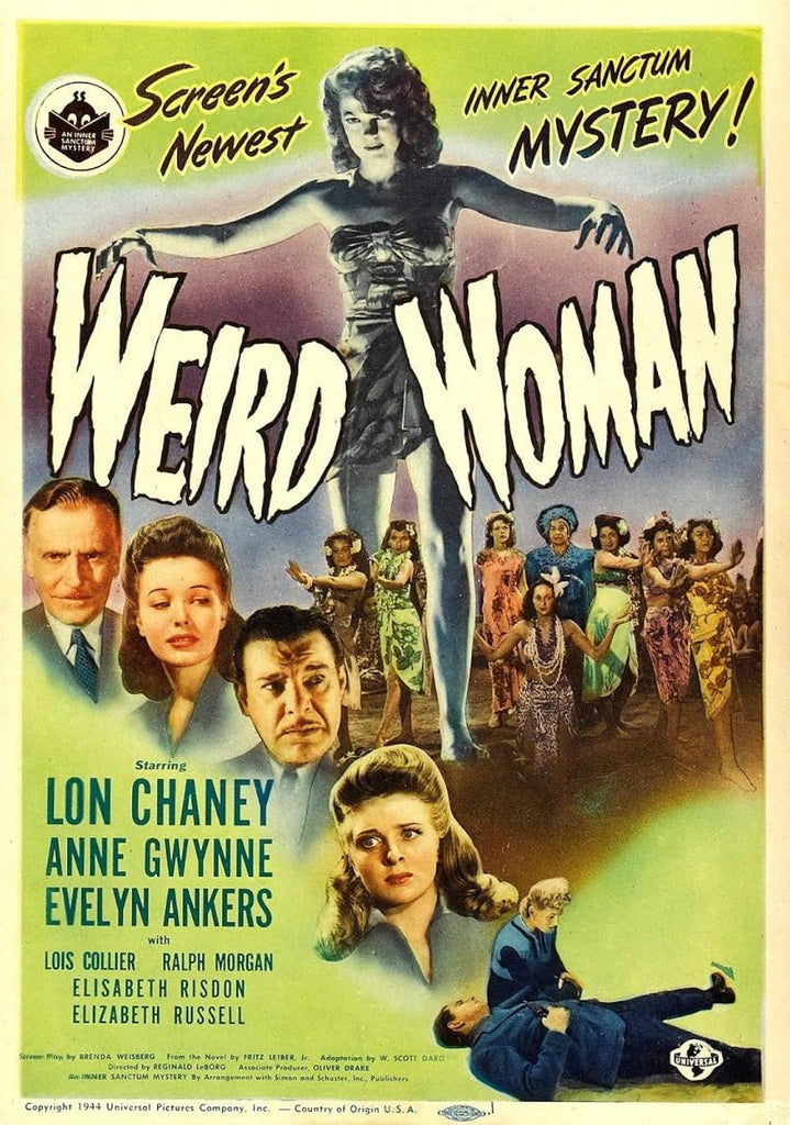 Weird Woman (1944) - Lon Chaney Jr. Colorized Version DVD