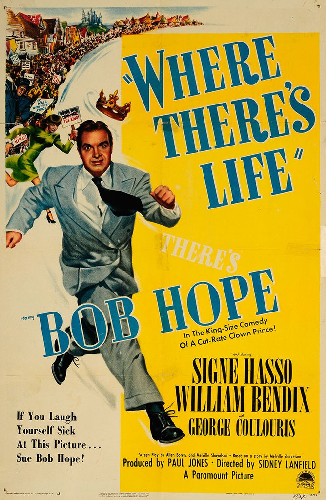 Where There's Life (1947) - Bob Hope Colorized Version