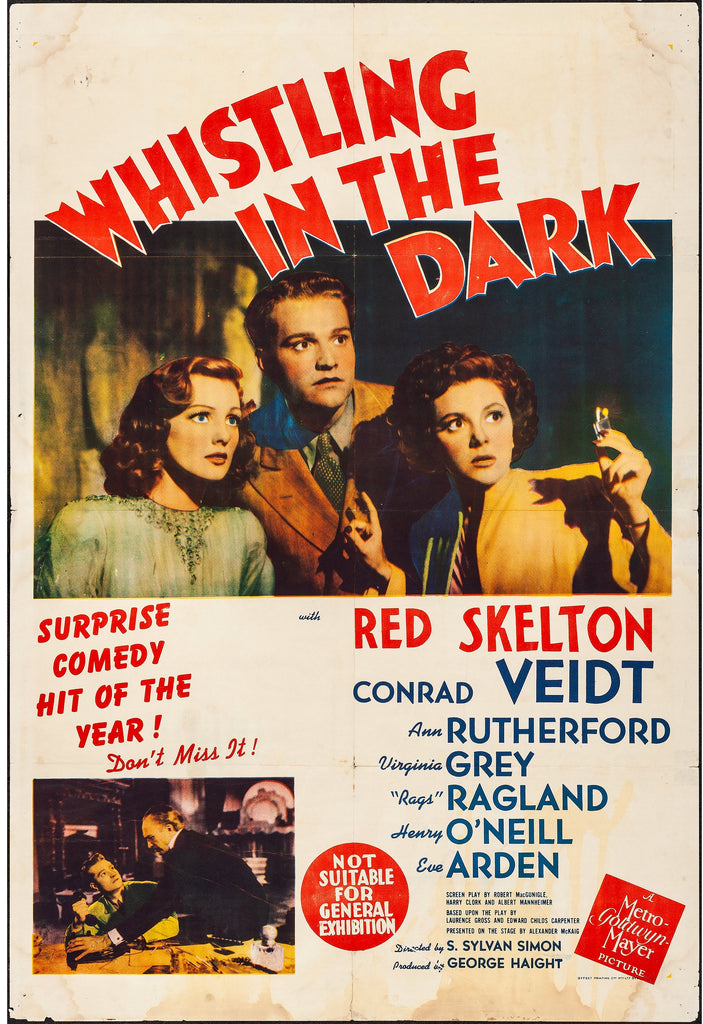 Whistling In The Dark (1941) - Red Skelton Colorized Version DVD