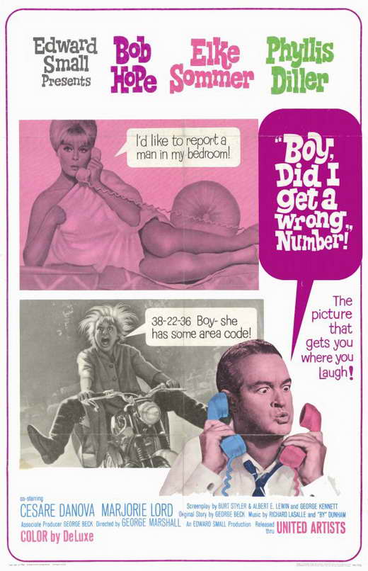 Boy, Did I Get A Wrong Number ! (1966) - Bob Hope