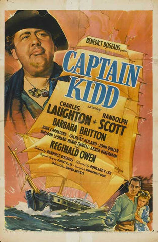Captain Kidd (1945) - Charles Laughton  Colorized Version