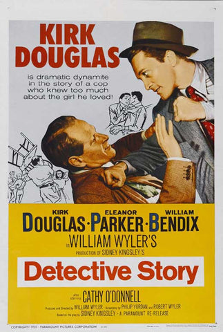 Detective Story (1951) - Kirk Douglas Colorized Version