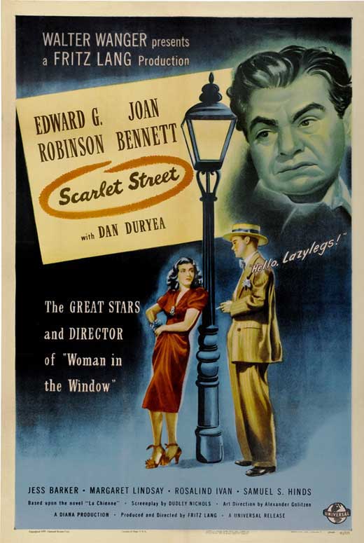 Scarlet Street (1945) - Edward G. Robinson DVD Colorized Version