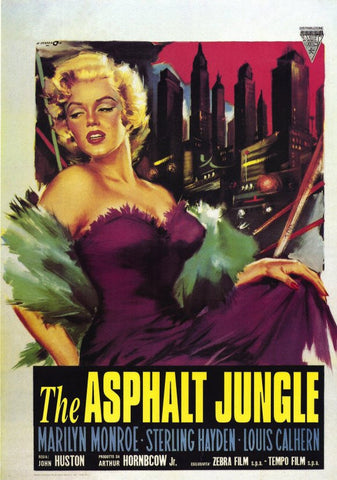 Asphalt Jungle (1950) - Marilyn Monroe  Colorized Version