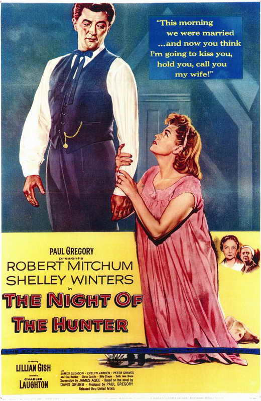 The Night Of The Hunter (1955) - Robert Mitchum Colorized Version DVD