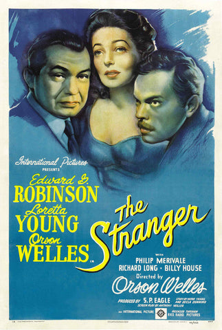 The Stranger (1946) - Orson Welles   Colorized Version