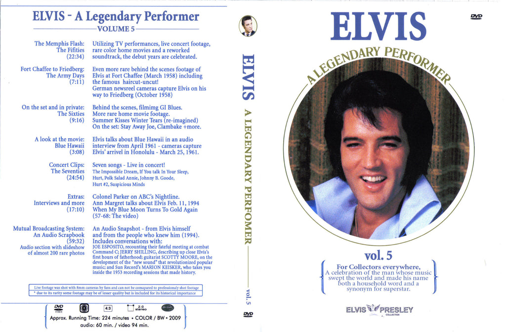 Elvis - A Legendary Performer Vol.5 DVD