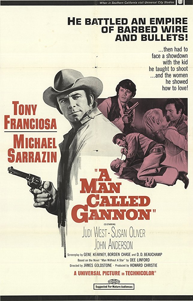 A Man Called Gannon (1968) - Anthony Franciosa DVD
