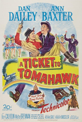 A Ticket To Tomahawk (1950) - Rory Calhoun  DVD