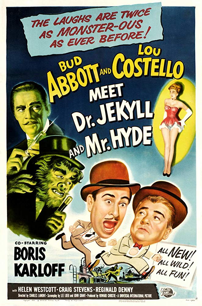 Abbott And Costello Meet Dr. Jekyll And Mr. Hyde (1953)  Colorized Version  DVD