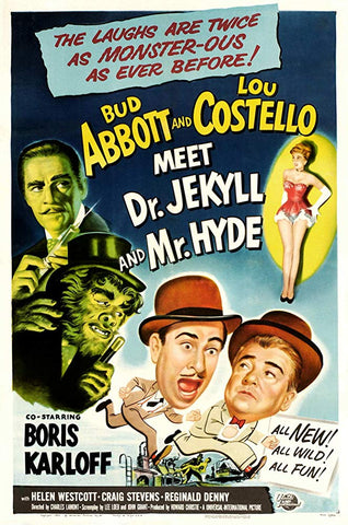 Abbott And Costello Meet Dr. Jekyll And Mr. Hyde (1953)  Colorized Version  DVD