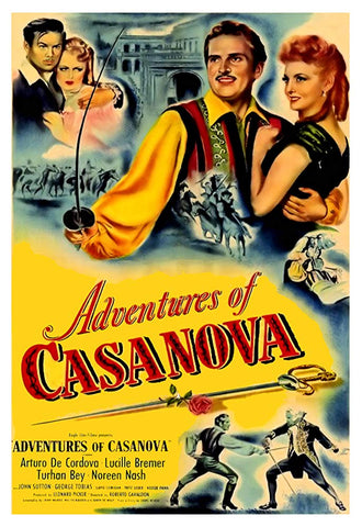 Adventures Of Casanova (1948) - Arturo de Cordova  DVD
