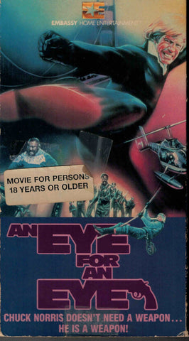 An Eye For An Eye (1981) - Chuck Norris  VHS