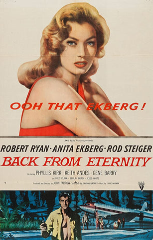 Back From Eternity (1956) - Robert Ryan   Colorized Version  DVD