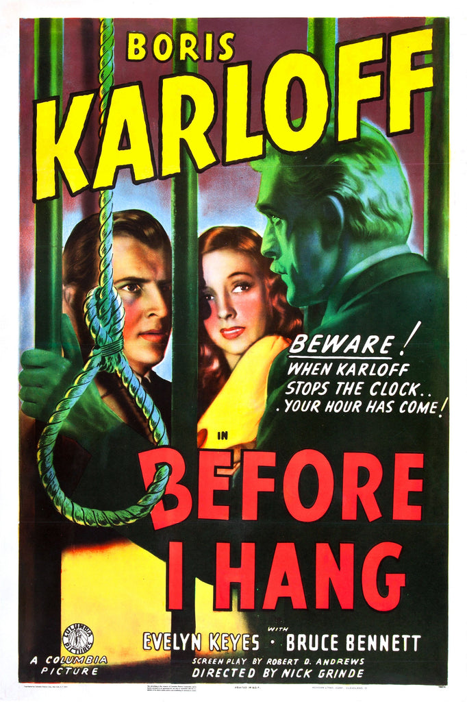 Before I Hang (1940) - Boris Karloff DVD