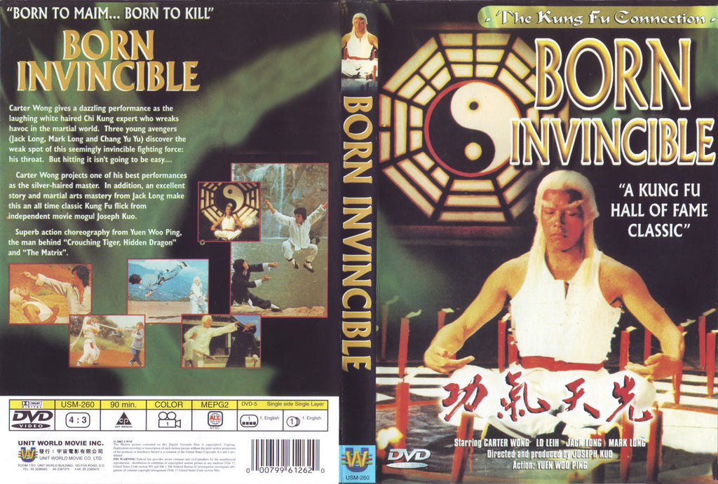 Born Invincible (1978) - Carter Wong DVD