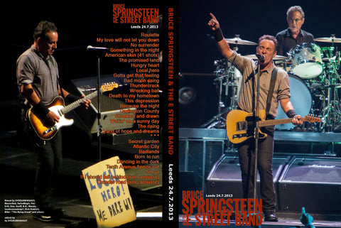 Bruce Springsteen : Live In Concert Leeds 2013  DVD