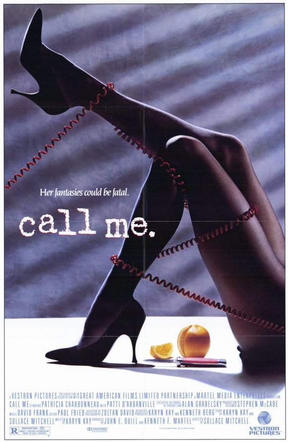 Call Me (1988) - Patricia Charbonneau DVD
