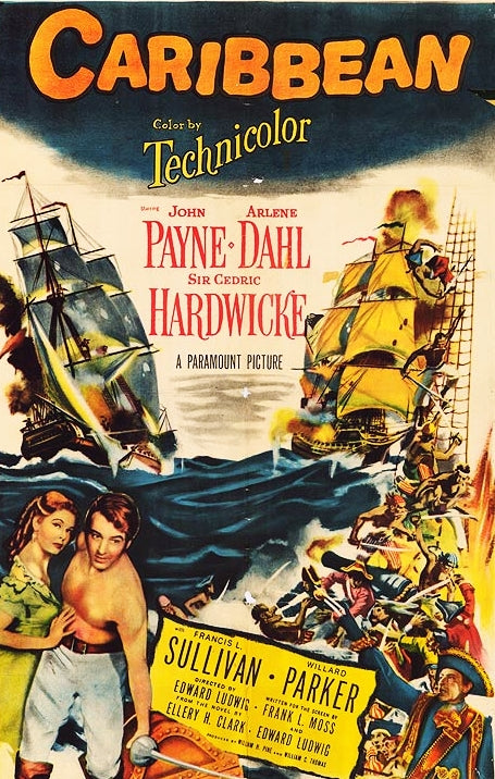 Caribbean (1952) - John Payne DVD