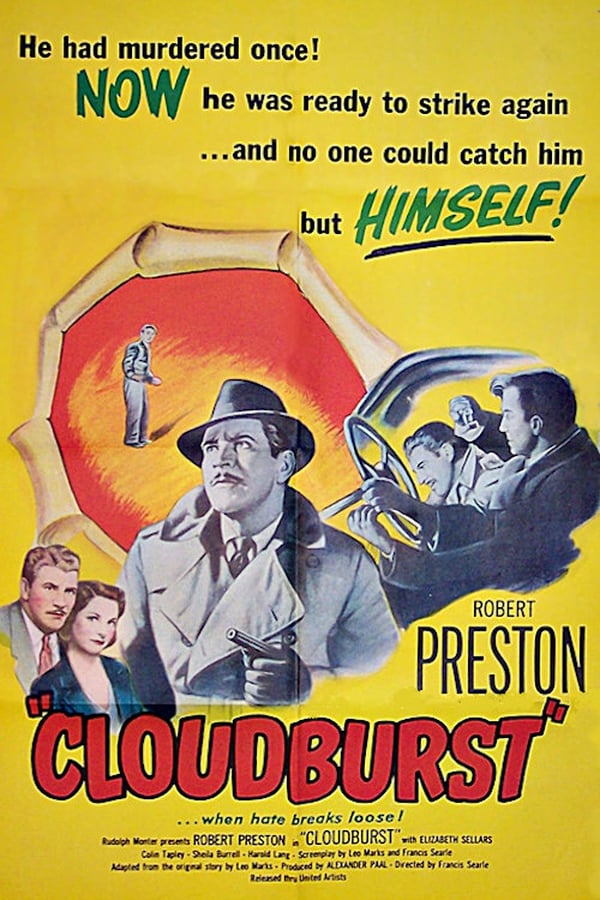 Cloudburst (1951) - Robert Preston DVD