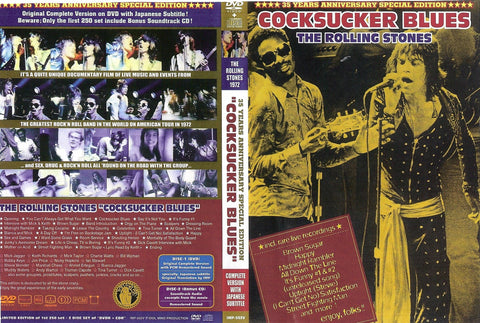 Rolling Stones - Cocksucker Blues (1972) DVD + CD