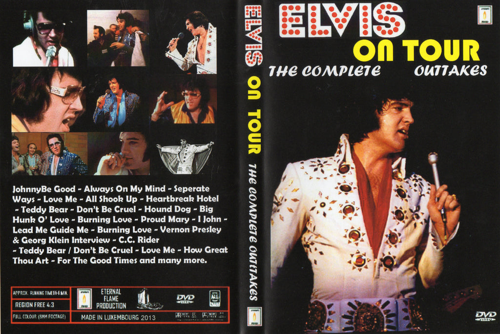 Elvis - The Complete On Tour Outtakes 4 DVD Set