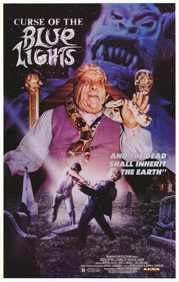 Curse Of The Blue Lights (1988) - Brent Ritter DVD