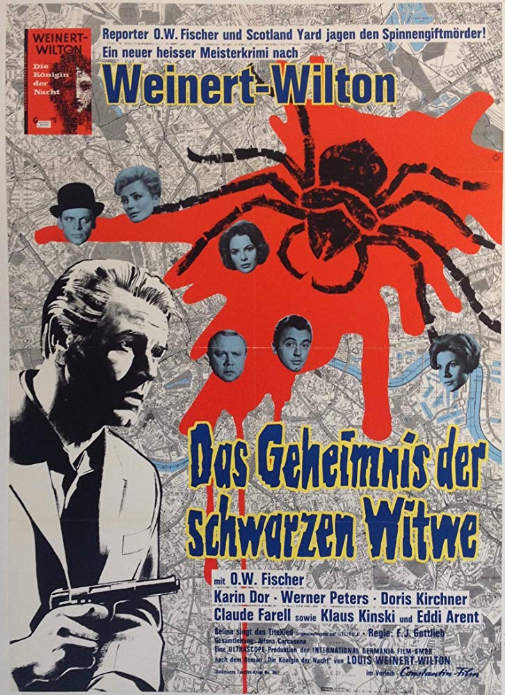 Das Geheimnis der schwarzen Witwe (1963) - O.W. Fischer DVD