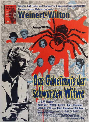 Das Geheimnis der schwarzen Witwe (1963) - O.W. Fischer  DVD