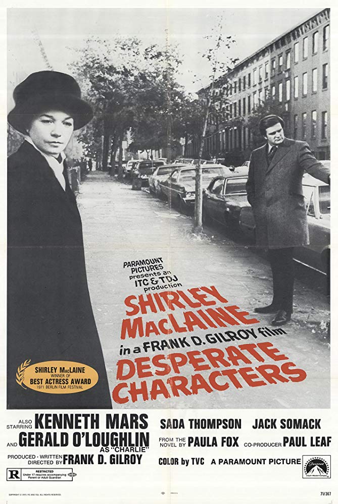 Desperate Characters (1971) - Shirley MacLaine DVD