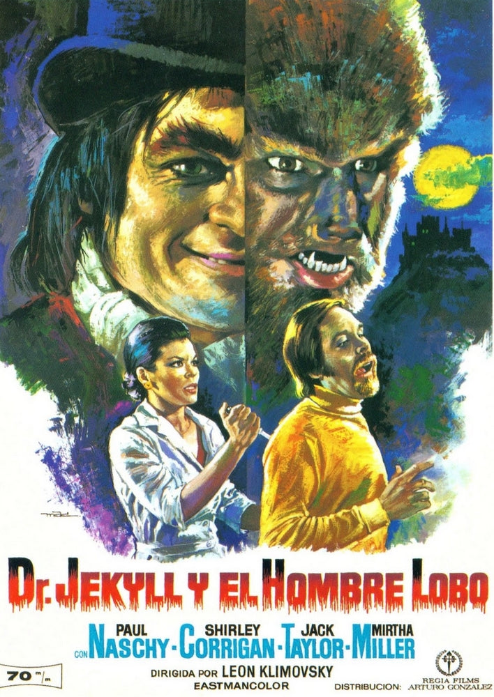 Doctor Jekyll Vs. The Werewolf (1972) - Paul Naschy DVD