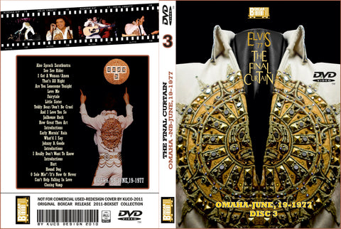 Elvis : The Final Curtain - Live In Omaha,NE 1977  DVD