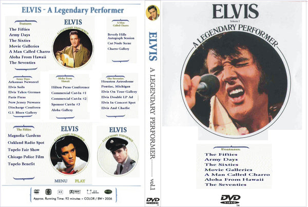 Elvis - A Legendary Performer Vol. 1 DVD – Elvis DVD Collector
