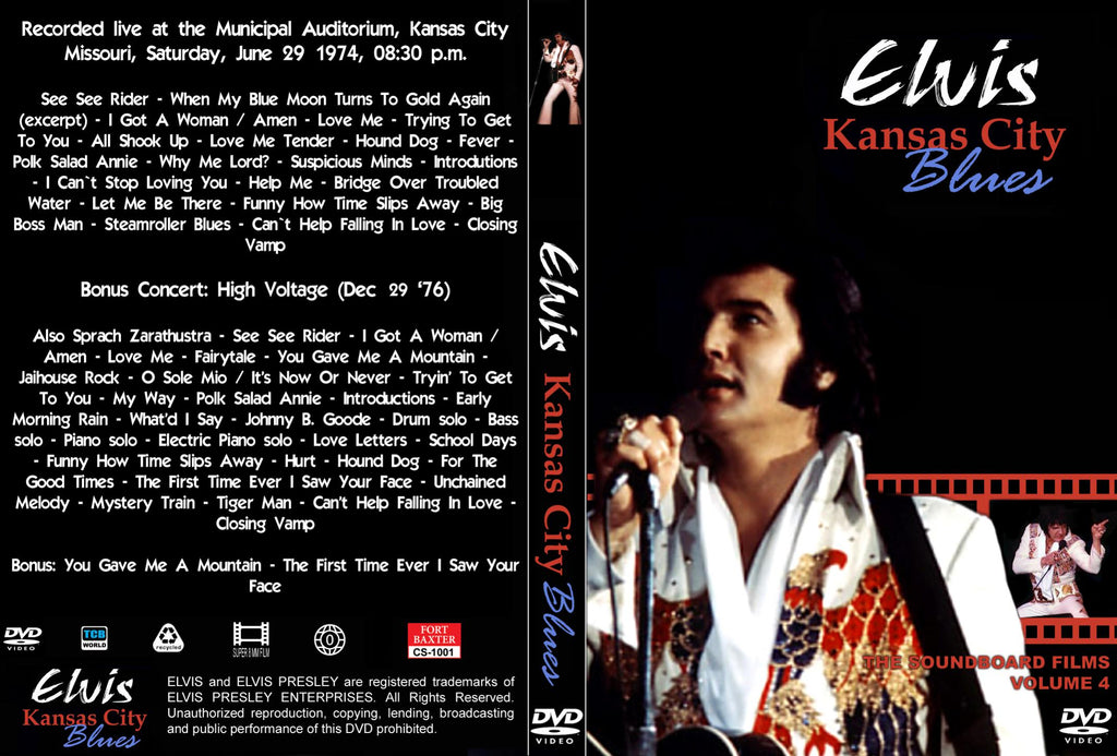 Elvis - Kansas City Blues 1974 DVD