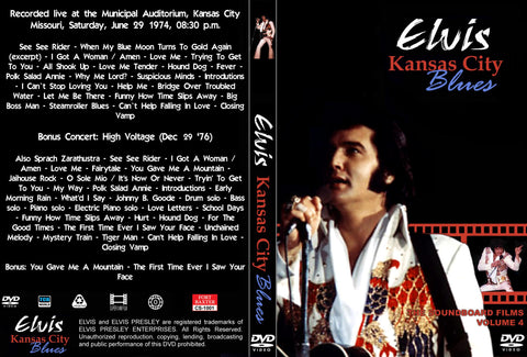 Elvis - Kansas City Blues 1974  DVD
