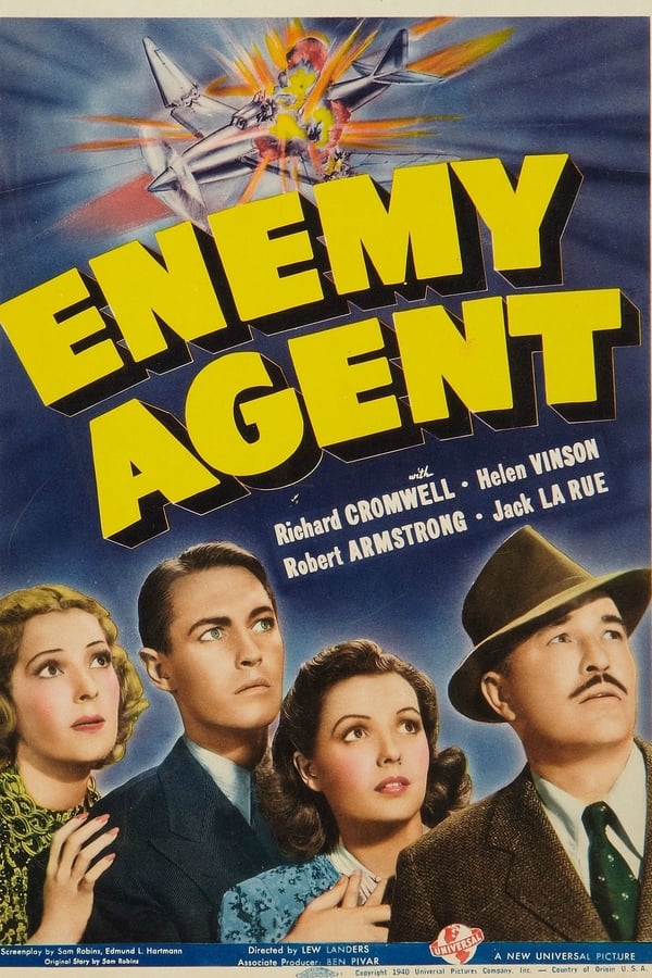 Enemy Agent (1940) - Richard Cromwell DVD