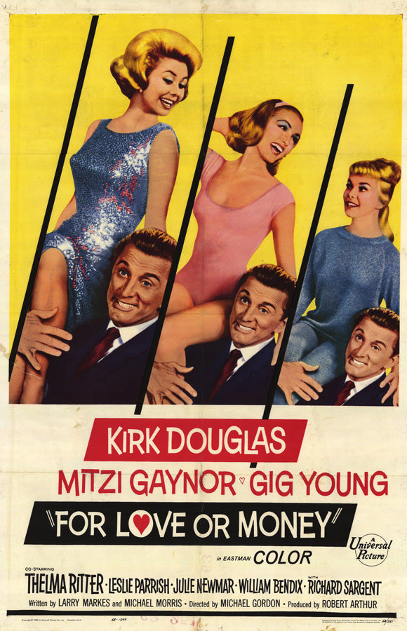 For Love Or Money (1963) - Kirk Douglas DVD