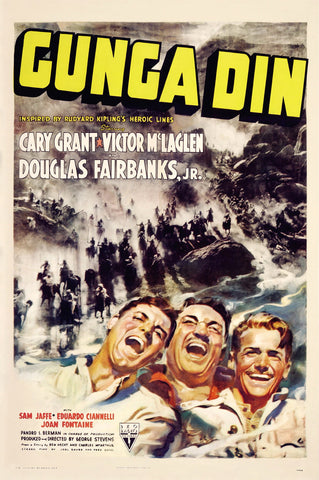 Gunga Din (1939) - Cary Grant  Colorized Version  DVD