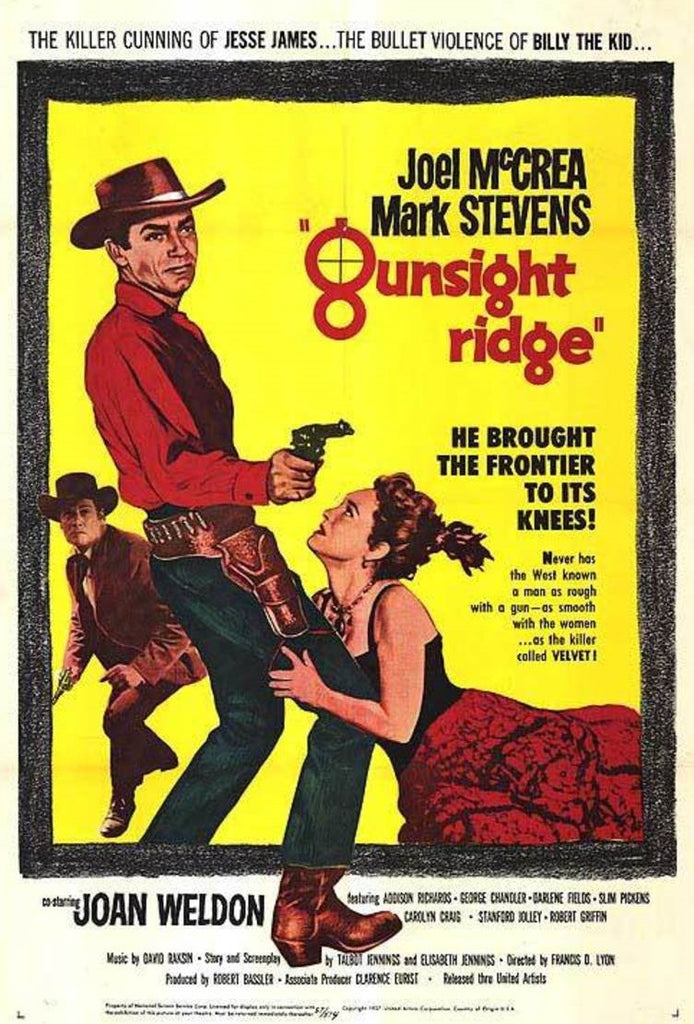 Gunsight Ridge (1957) - Joel McCrea Colorized Version DVD