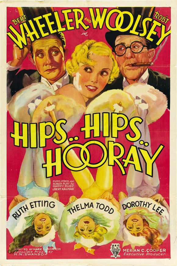 Hips, Hips Hooray ! (1934) - Wheeler & Woolsey  DVD