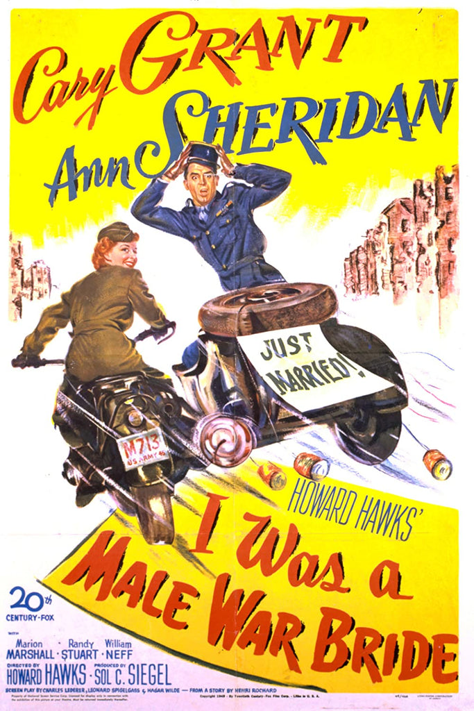I Was a Male War Bride (1950) - Cary Grant Colorized Version DVD