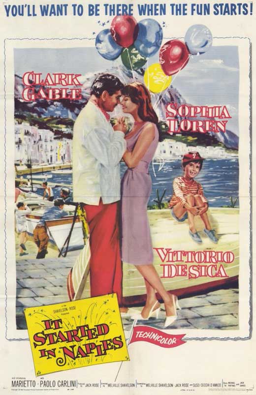 It Started In Naples (1960) - Clark Gable DVD