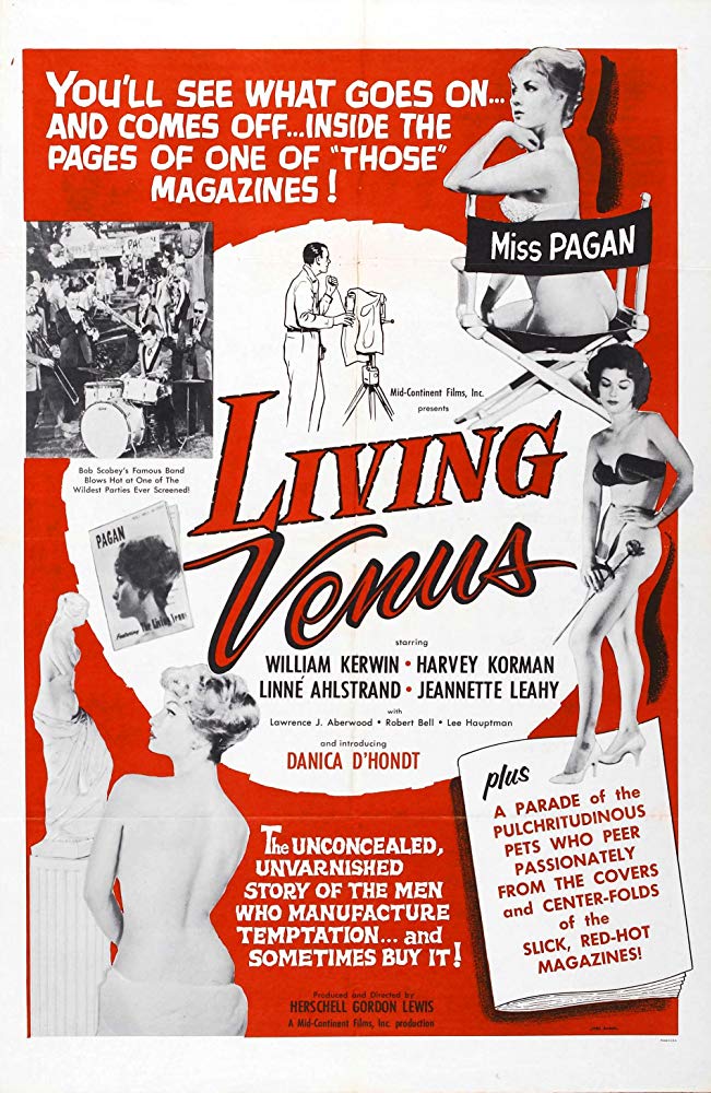 Living Venus (1961) - Herschell Gordon Lewis DVD