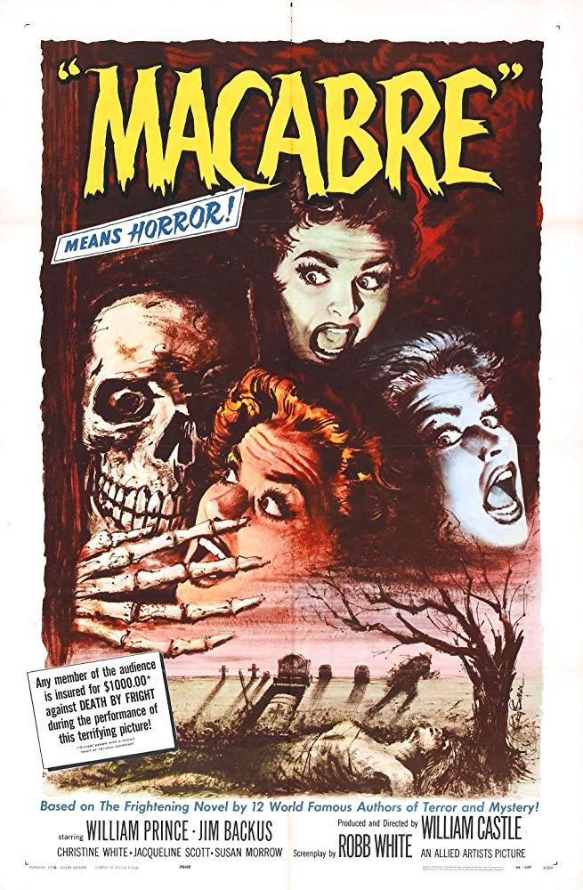 Macabre (1958) - William Prince Colorized Version DVD